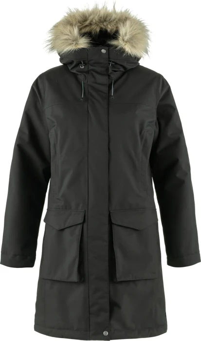 Fjällräven Nuuk Lite Funktionsmantel schwarz (Damen)