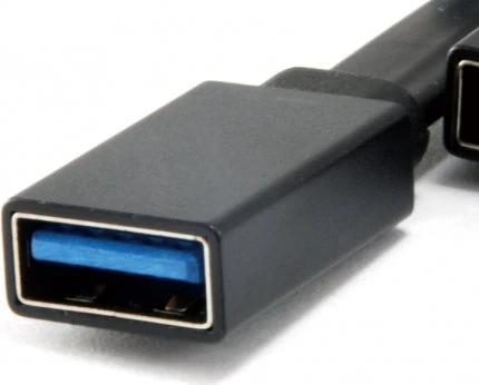 Conceptronic HUBBIES schwarz USB-Hub, 1x USB-A 3.0, 2x USB-A 2.0, USB-C 3.0 [Stecker]
