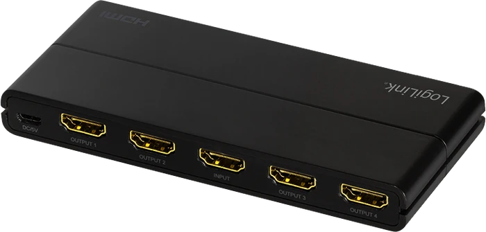 LogiLink HDMI-Splitter 1x4-Port 4K/60Hz Downscaler