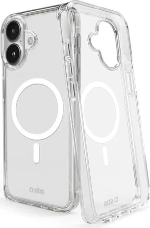 SBS Mobile Light Mag Case für Apple iPhone 16 transparent