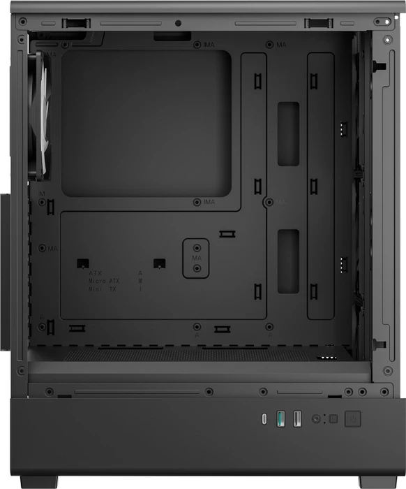 DeepCool CC550 4F, schwarz, Glasfenster