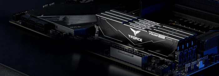 TeamGroup T-Force VULCAN schwarz UDIMM 32GB Kit, DDR5-6000, CL38-38-38-78, X8