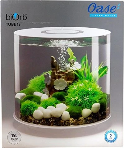 Oase biOrb Tube 15 LED Aquarium weiß