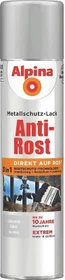 Alpina Farben Sprühmetallschutz-Lack Anti-Rost außen silber glänzend, 400ml
