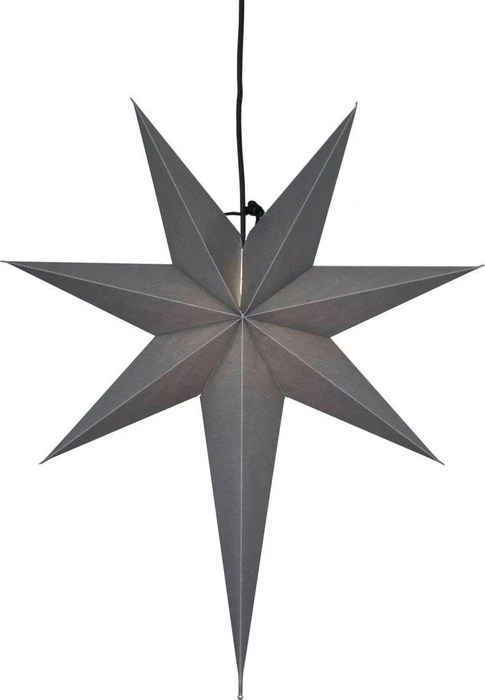 Star Trading Ozen Papierstern 55cm hängend grau 1x E14