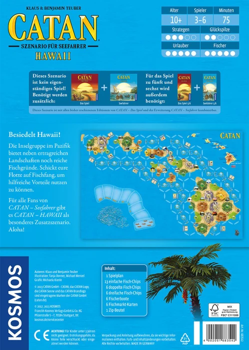 Die Siedler von Catan - Szenario für Seefahrer Hawaii (Erweiterung)