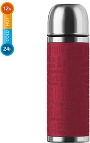 Emsa Senator Sleeve Isolierflasche 500ml rot