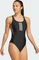 adidas 3-Streifen Rubber Graphic Badeanzug schwarz (Damen) Vorschaubild