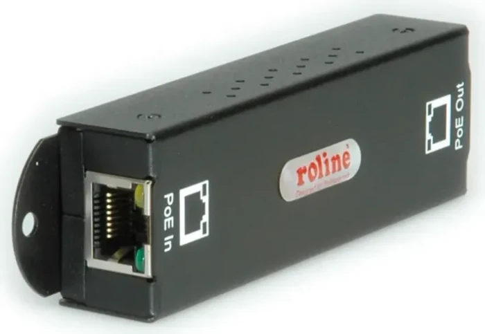 Roline / Secomp Wallmount Gigabit PoE-Extender, 2x RJ-45, 30W PoE+