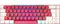 Gamiac TKL69G Gaming Keyboard, weiß/rot, LEDs RGB, Kailh BLUE, USB, DE Vorschaubild