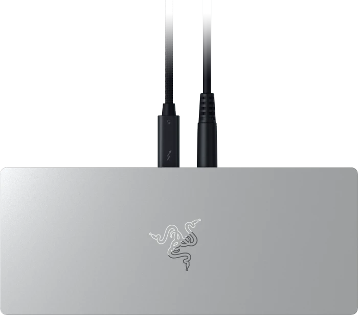 Razer Thunderbolt 5 Dock, weiß, EU, Thunderbolt 5 [Buchse]