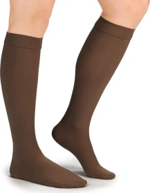 Compressana Leganza kurz AD CCL2 Größe V Kompressionsstrümpfe choco