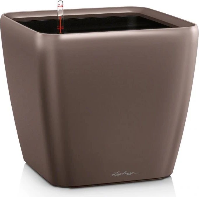 Lechuza Quadro LS 43 All-in-One Set espresso metallic