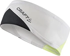 Craft ADV Lumen Fleece Stirnband ash white/flumino