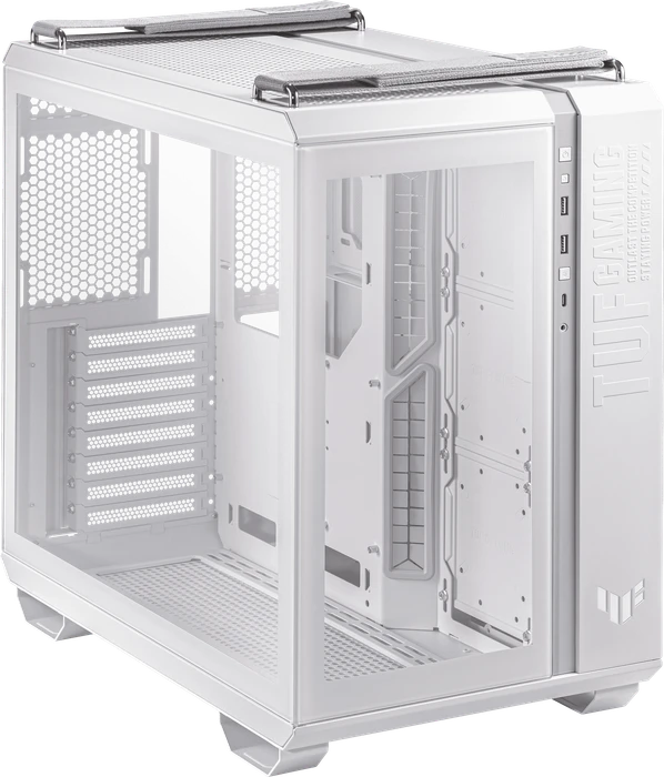 ASUS TUF Gaming GT502 White Edition, Glasfenster