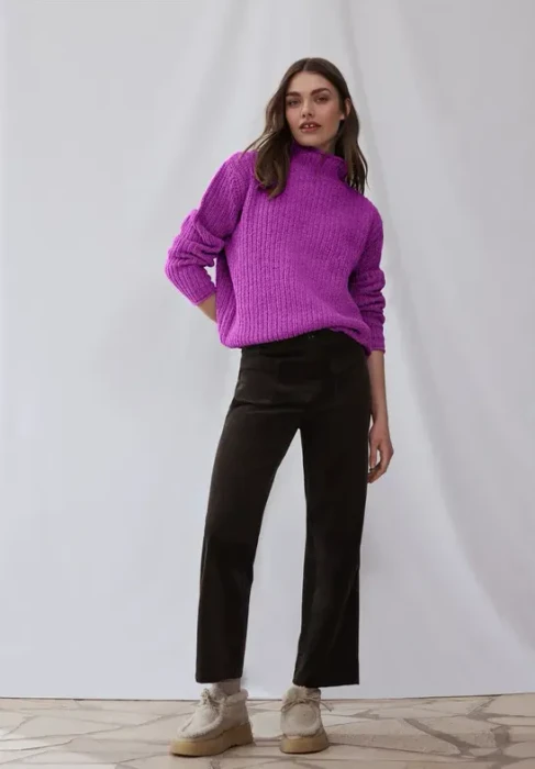 Street One Turtleneck Pullover floral pink (Damen)