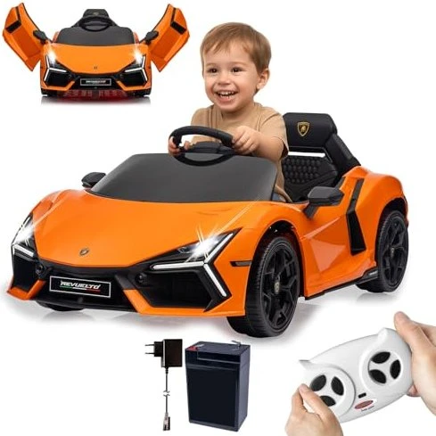 Jamara Ride-on Lamborghini Revuelto orange