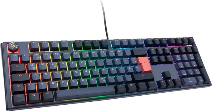 Ducky One 3 Cosmic Blue PBT, LEDs RGB, MX RGB BLUE, USB, DE