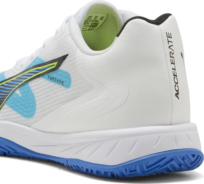 Puma Accelerate Turbo 4 Handballschuhe puma white/glowing red/ultra blue