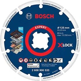 Bosch Professional EXPERT X-LOCK Diamanttrennscheibe, 125x22.23mm, 1 Stück
