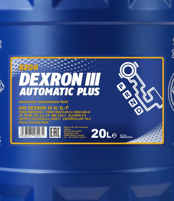 Mannol Dexron III Automatic Plus 20l