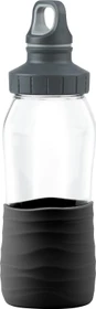 Emsa Drink2Go Glas Trinkflasche 500ml schwarz