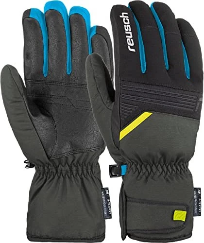 Reusch Bradley R-Tex XT Skihandschuhe dark granite/safety yellow