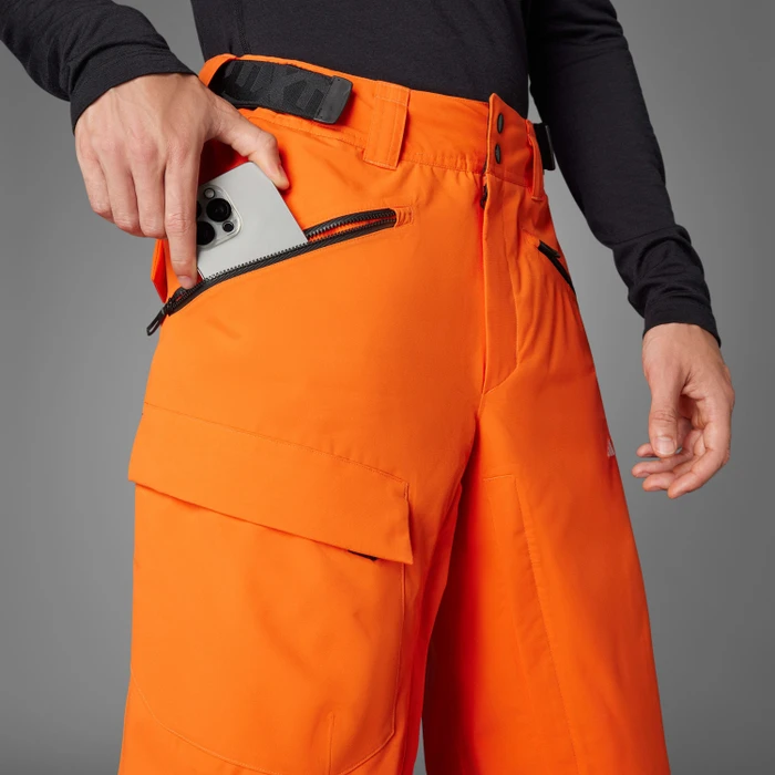 adidas Terrex Xperior 2L Insulated Tech Skihose lang semi impact orange/white (Herren)