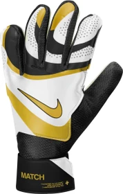 Nike Goalkeeper Match Torwarthandschuhe black/white/metallic gold coin