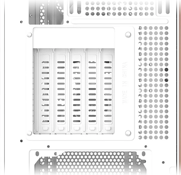 Thermaltake S370 WS Snow, weiß/braun, Glasfenster