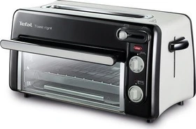 Tefal TL6008 Langschlitz-Toaster mit Mini-Backofen