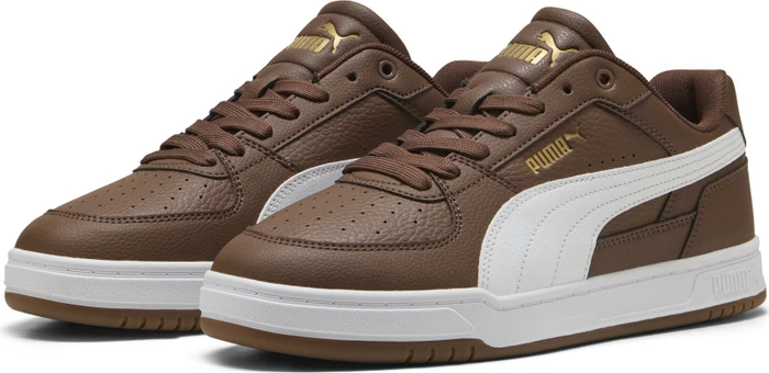 Puma Caven III chestnut brown/puma white/gold