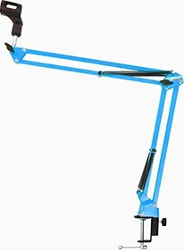 Keepdrum NB35 BL Tisch-Mikrofonarm blau