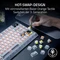 Razer BlackWidow V4 75%, Phantom White Edition, hot-swap, Razer ORANGE Tactile Gen-3, USB, US Vorschaubild