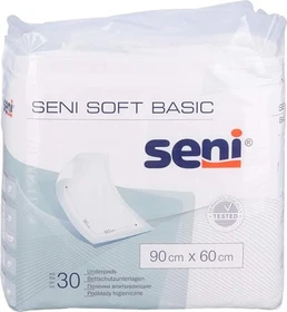 Seni Soft Basic Bettschutzeinlage, 60x90cm, 30 Stück