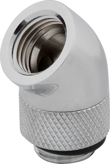 Corsair Hydro X Series XF Hardline, Winkeladapter 45° G1/4", chrome, 2er-Pack
