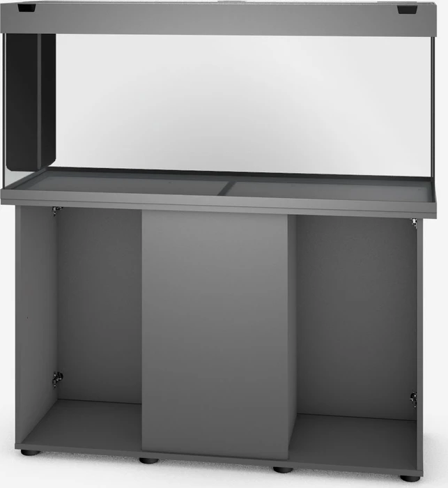 Juwel Rio 240 LED Aquarium-Set mit Unterschrank, grau/grau, 240l