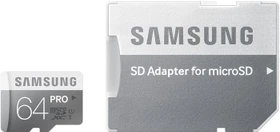 Samsung PRO R90/W50 64GB Kit, UHS-I, Class 10