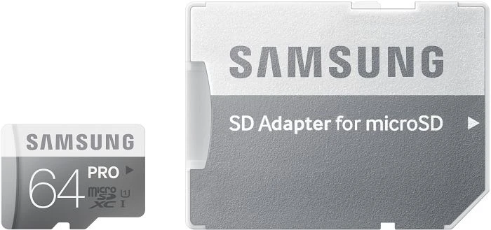 Samsung PRO R90/W50 64GB Kit, UHS-I, Class 10