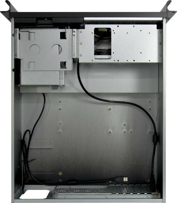 Inter-Tech IPC 4U-4452-TFT, schwarz, 4HE, ATX