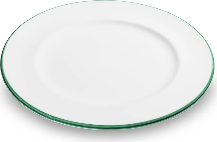 Gmundner Keramik Grüner Rand Speiseteller Gourmet 27cm