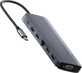 Anker Triple Display USB-C Hub 14-in-1, USB-C 3.0 [Stecker] (A83890)