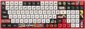 iQunix F97 Graffiti Diary Blaze Wireless, 96%, LEDs RGB, Moonstone, USB/Bluetooth, DE (0600310355779)