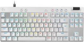 Logitech G PRO X TKL Rapid, weiß/silber, Magnetic Analog, USB, US (920-013242)