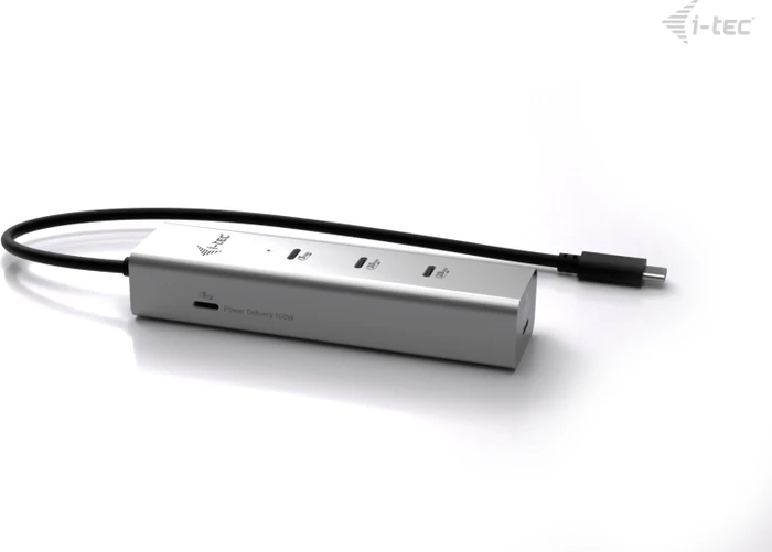i-tec Charging Metal HUB 5port with USB-C video 8K + Power Delivery 85W, USB-C 3.1 [Stecker]
