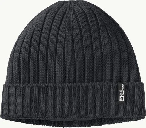 Jack Wolfskin Rib Knit Beanie schwarz
