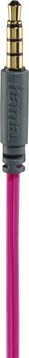 Hama In-Ear-Stereo-Ohrhörer "Action" grau/pink