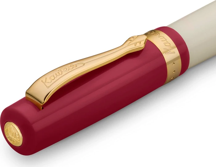 Kaweco Student 30's Blues Kugelschreiber weiß/bordeaux
