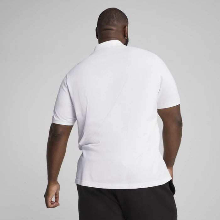 Puma ESS No. 1 Logo Pique Poloshirt kurzarm puma white (Herren)