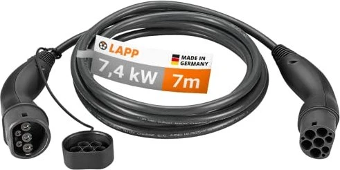Lapp Mobility Standard Ladekabel Typ 2 schwarz, 7.4kW, 7m